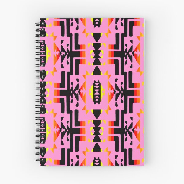 Item preview, Light Pink / Fire Color / Native Blanket Print  designed and sold by JMWCD.