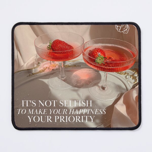 Item preview, It's Not Selfish To Make Your Happiness Your Priority Print  designed and sold by Femme Pastel Collective.