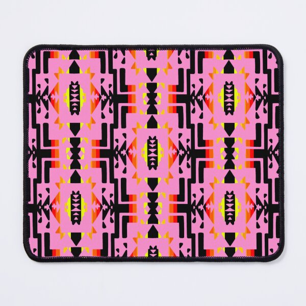 Item preview, Light Pink / Fire Color / Native Blanket Print  designed and sold by JMWCD.