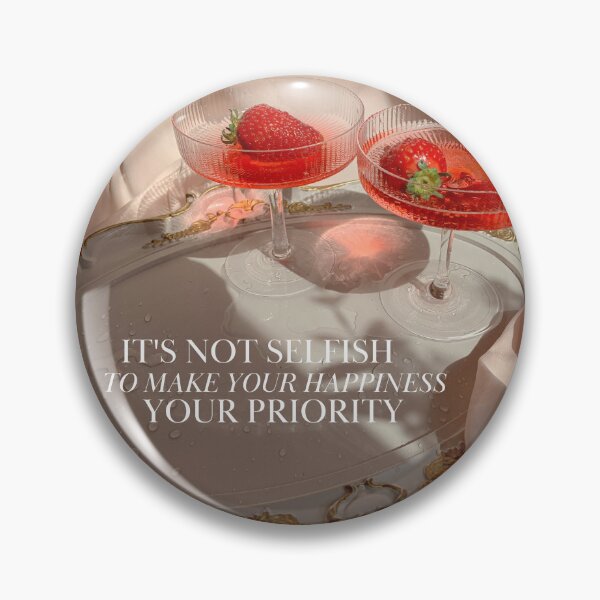 Item preview, It's Not Selfish To Make Your Happiness Your Priority Print  designed and sold by Femme Pastel Collective.