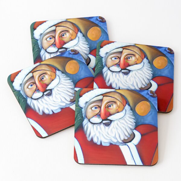Item preview, Santa Claus in the Style of Cubism #7 designed and sold by OddUnderground.