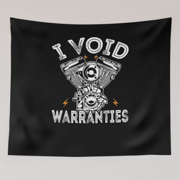 Item preview, Funny I Void Warranties Motorcycle designed and sold by Estrytee.