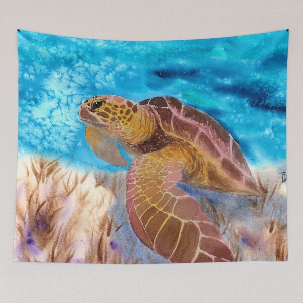 Item preview, Sea Turtle designed and sold by WaterStrokesArt.