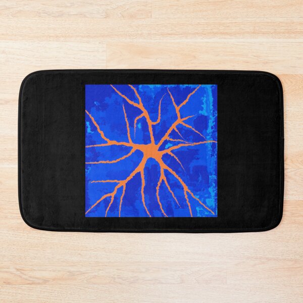 Item preview, Vibrant Painting Of A Neuron - Psychology, Neuroscience, Psych, Psychiatrist, Neuron, Dopamine, Serotonin, Mental Health, Mental Illness, Depression, Anxiety designed and sold by jadedscientist.