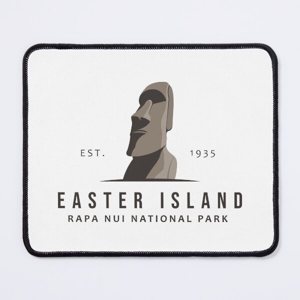 Item preview, Easter Island Rapa Nui National Park Emblem designed and sold by KrisSidDesigns.