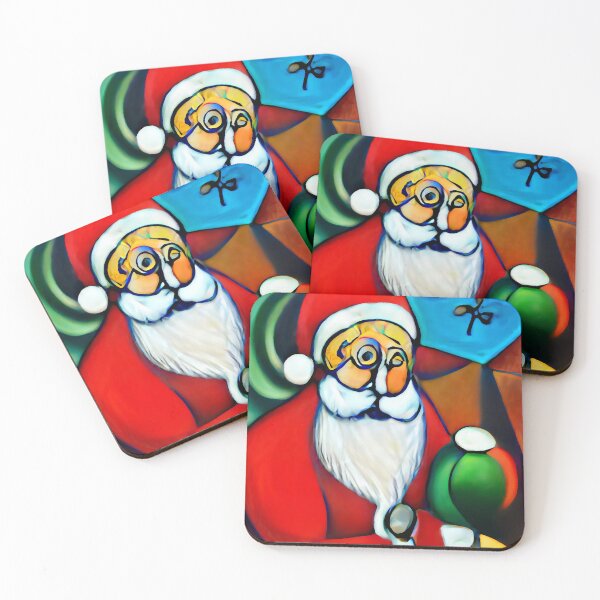 Item preview, Santa Claus in the Style of Cubism #8 designed and sold by OddUnderground.