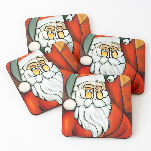 Item preview, Santa Claus in the Style of Cubism #9 designed and sold by OddUnderground.