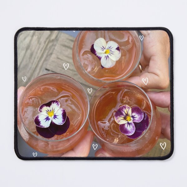 Item preview, Pretty Pink Cocktails with Peonies designed and sold by Femme Pastel Collective.