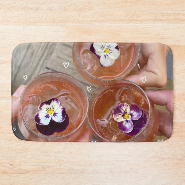 Item preview, Pretty Pink Cocktails with Peonies  designed and sold by Femme Pastel Collective.
