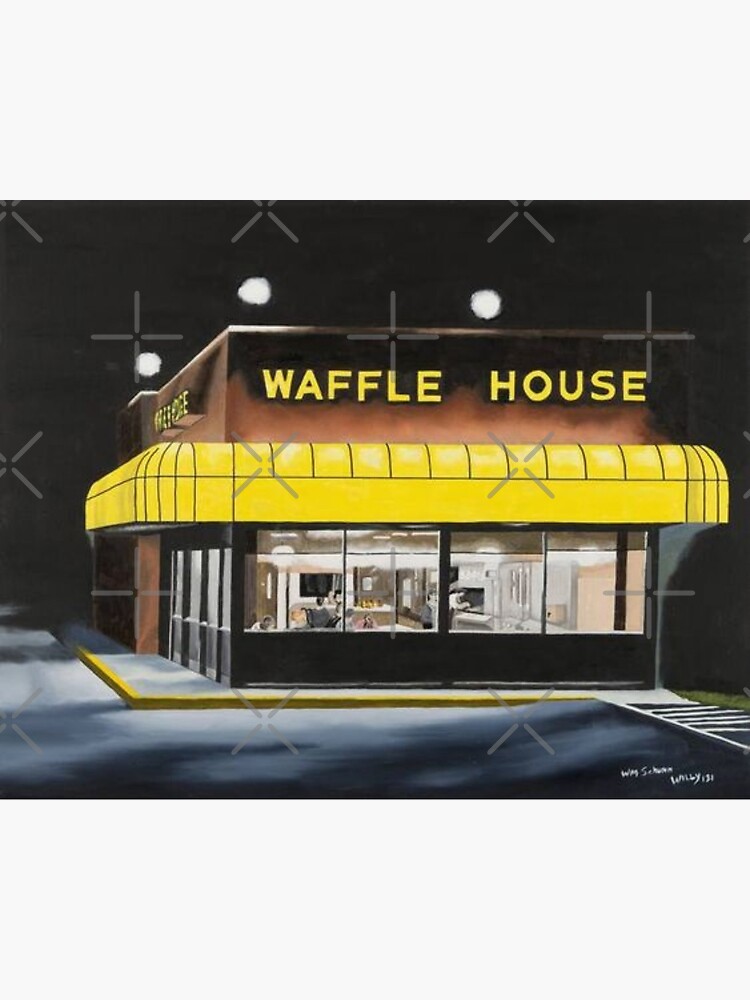 "late Night Waffle House" Poster For Sale By Creative-spaces | Redbubble