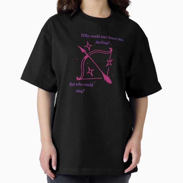 Item preview, "Who could ever leave me, but who could stay" – The Archer designed and sold by the midnight sea shop.
