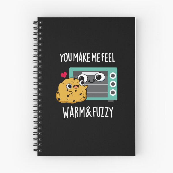 Item preview, You Make Me Feel Warm And Fuzzy Funny Oven Puns (Dark BG) designed and sold by punnybone.