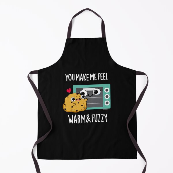 Item preview, You Make Me Feel Warm And Fuzzy Funny Oven Puns (Dark BG) designed and sold by punnybone.