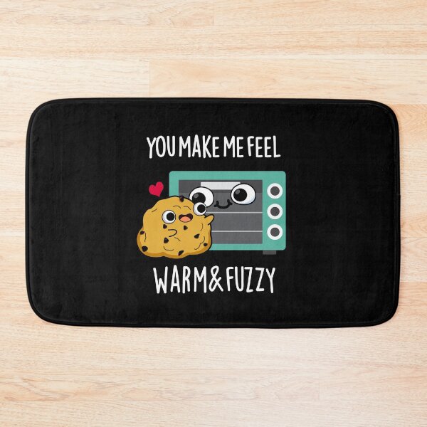 Item preview, You Make Me Feel Warm And Fuzzy Funny Oven Puns (Dark BG) designed and sold by punnybone.