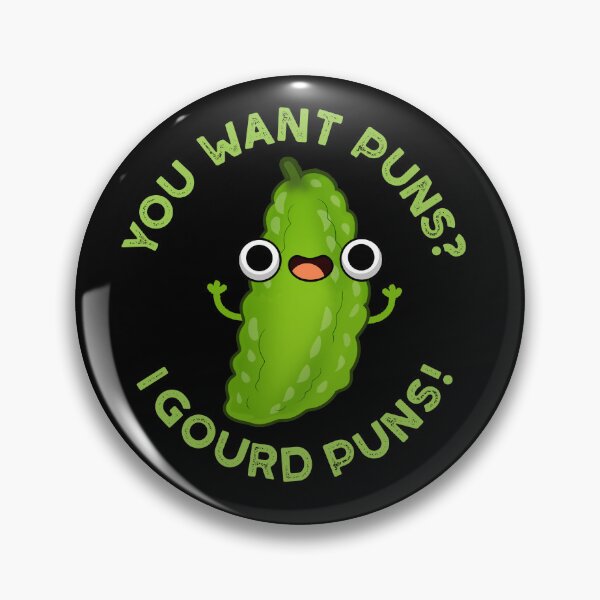 Item preview, You Want Puns I Gourd Puns Funny Veggie Puns (Dark BG) designed and sold by punnybone.