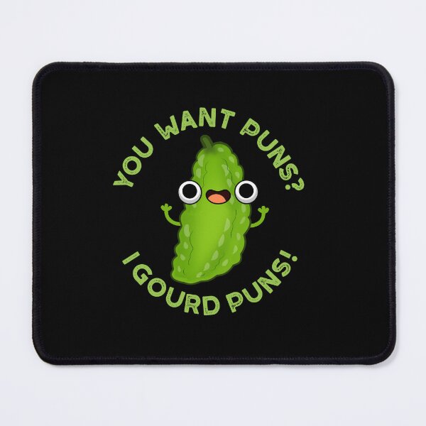 Item preview, You Want Puns I Gourd Puns Funny Veggie Puns (Dark BG) designed and sold by punnybone.