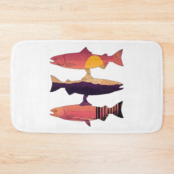 Item preview, Dramatic Sunrise Salmon designed and sold by damonasplace.