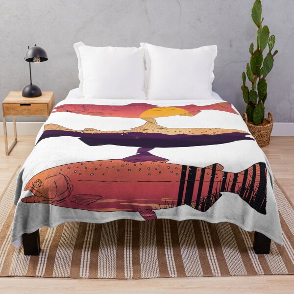 Item preview, Dramatic Sunrise Salmon designed and sold by damonasplace.