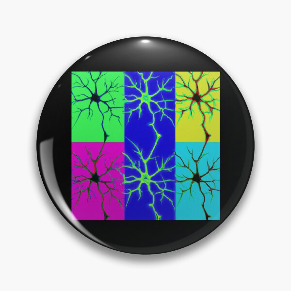 Item preview, Colorful Painting Of A Neuron - Psychology, Neuroscience, Psych, Psychiatrist, Neuron, Dopamine, Serotonin, Mental Health, Mental Illness, Depression, Anxiety designed and sold by jadedscientist.