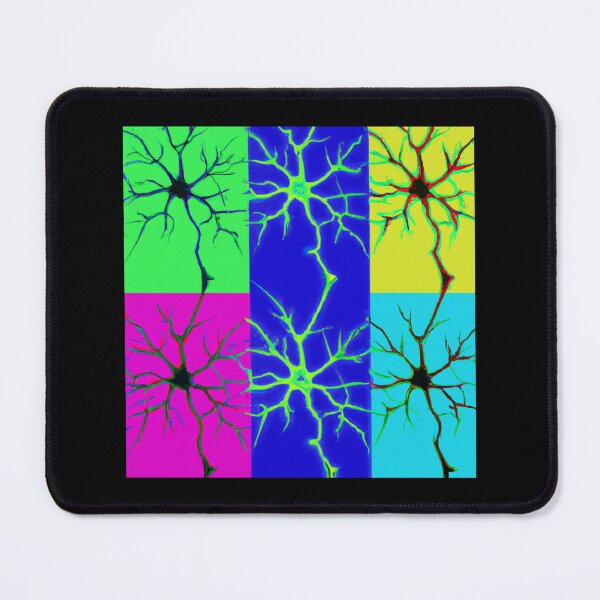 Item preview, Colorful Painting Of A Neuron - Psychology, Neuroscience, Psych, Psychiatrist, Neuron, Dopamine, Serotonin, Mental Health, Mental Illness, Depression, Anxiety designed and sold by jadedscientist.