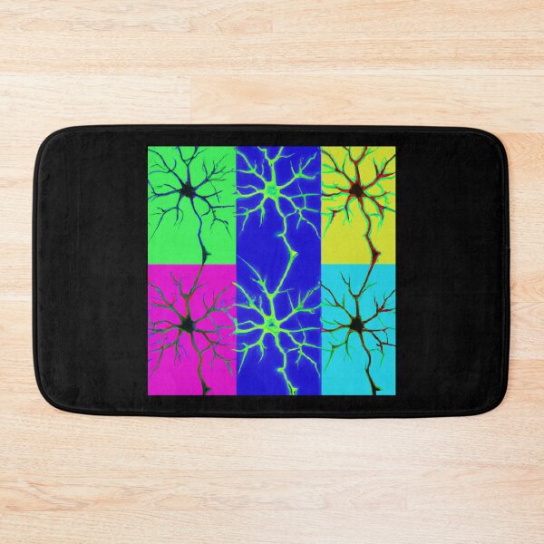 Item preview, Colorful Painting Of A Neuron - Psychology, Neuroscience, Psych, Psychiatrist, Neuron, Dopamine, Serotonin, Mental Health, Mental Illness, Depression, Anxiety designed and sold by jadedscientist.