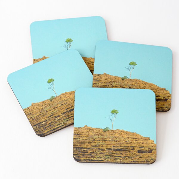 Item preview, Solitary Tree Hill Kings Canyon NT Australia designed and sold by TastyTonic.
