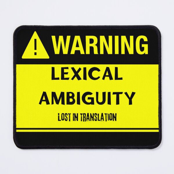 Item preview, Lexical Ambiguity designed and sold by seriyusink69.