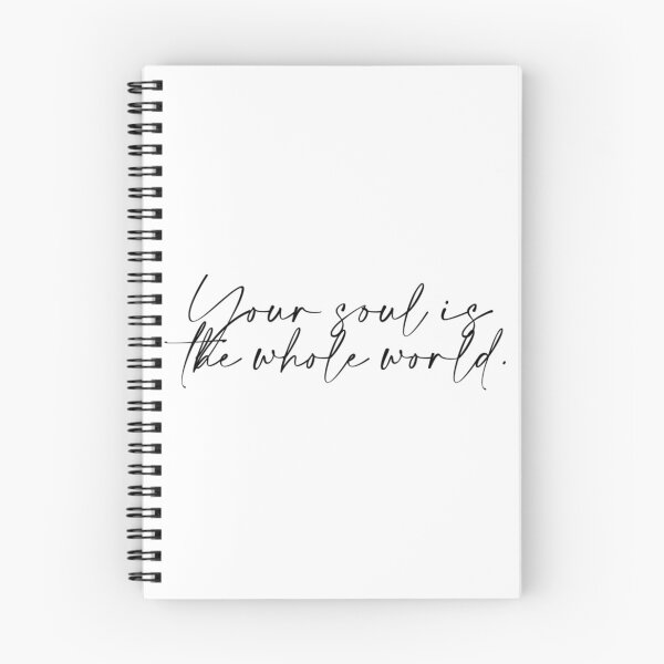 Item preview, Deine Seele ist die ganze Welt. - Hermann Hesse - Siddhartha-Zitat   designed and sold by OURMINDA.