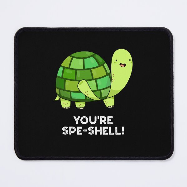 Item preview, You're Spe-shell Funny Tortoise Puns (Dark BG) designed and sold by punnybone.