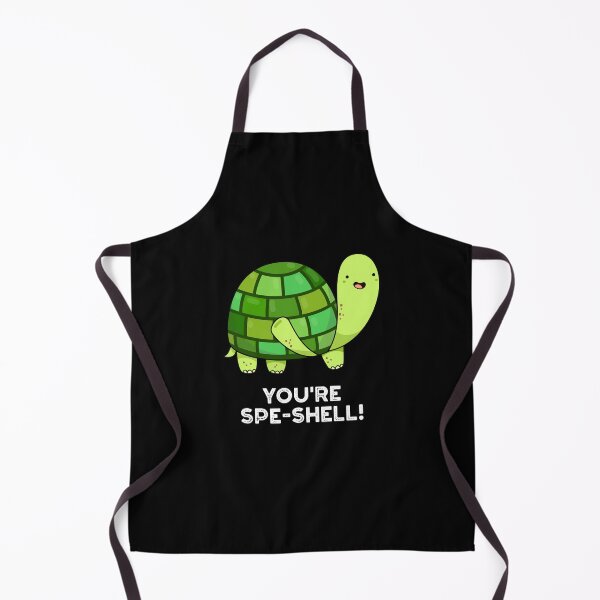 Item preview, You're Spe-shell Funny Tortoise Puns (Dark BG) designed and sold by punnybone.