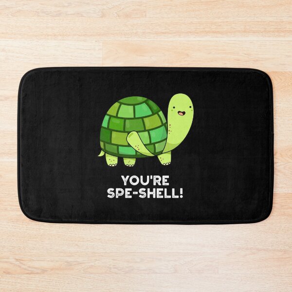 Item preview, You're Spe-shell Funny Tortoise Puns (Dark BG) designed and sold by punnybone.