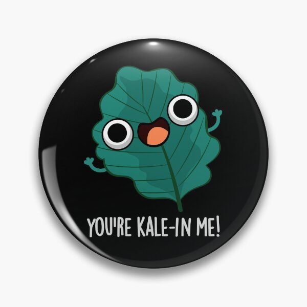 Item preview, You're Kale-in Me Funny Kale Puns (Dark BG) designed and sold by punnybone.