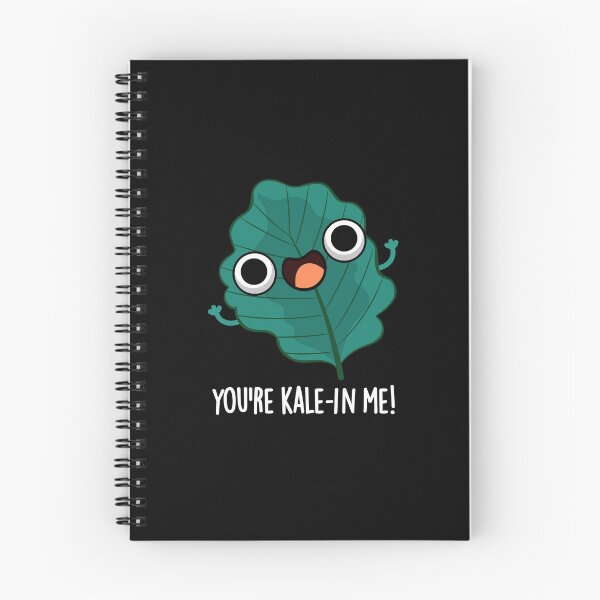 Item preview, You're Kale-in Me Funny Kale Puns (Dark BG) designed and sold by punnybone.