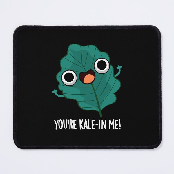 Item preview, You're Kale-in Me Funny Kale Puns (Dark BG) designed and sold by punnybone.