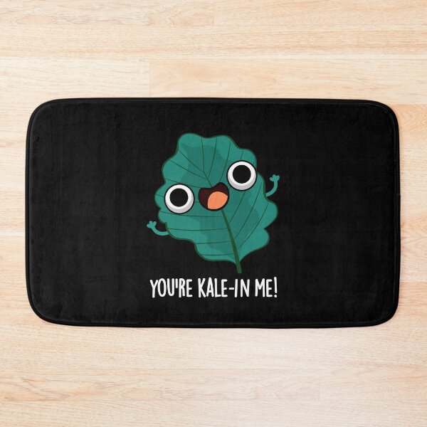 Item preview, You're Kale-in Me Funny Kale Puns (Dark BG) designed and sold by punnybone.
