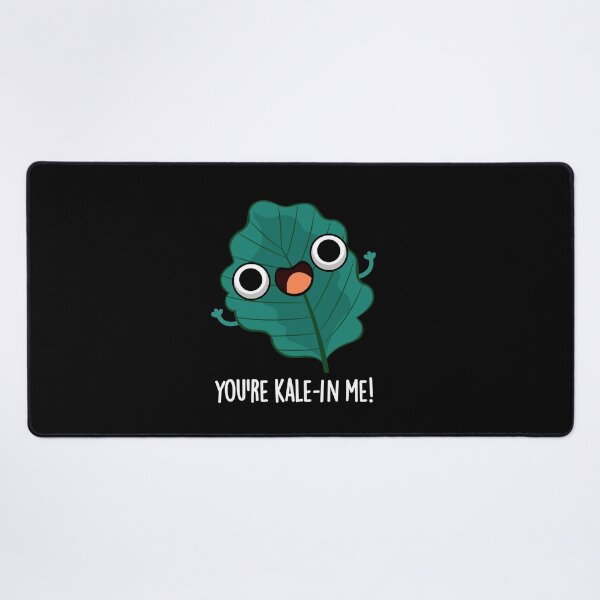 Item preview, You're Kale-in Me Funny Kale Puns (Dark BG) designed and sold by punnybone.