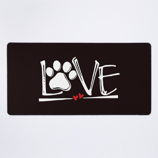Item preview, Love Pet Animal Heart Foot Print Paw designed and sold by Rowena Jones.