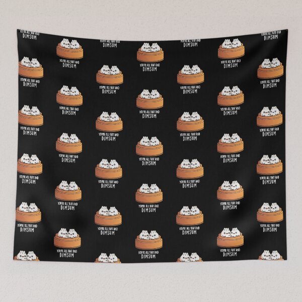 Item preview, You're All That And Dimsum Funny Food Puns (Dark BG) designed and sold by punnybone.