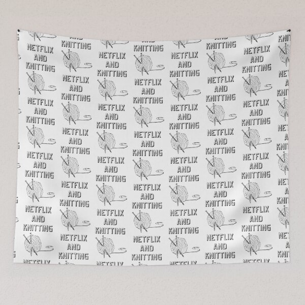 Item preview, Netflix and knitting designed and sold by Asrais.