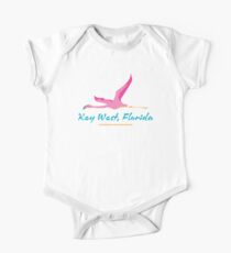 Key West Flamingo Short Sleeve Baby One-Piece