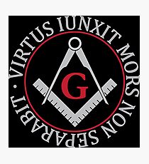 Freemasonry symbol Photographic Print