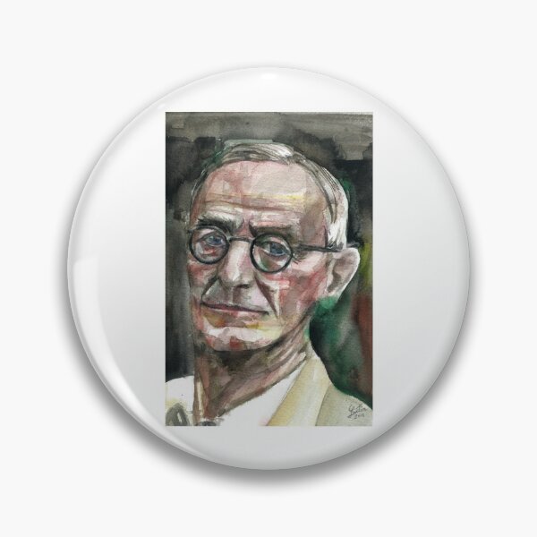 Item preview, HERMANN HESSE - Aquarellporträt  designed and sold by OURMINDA.
