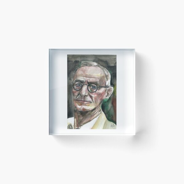 Item preview, HERMANN HESSE - Aquarellporträt  designed and sold by OURMINDA.