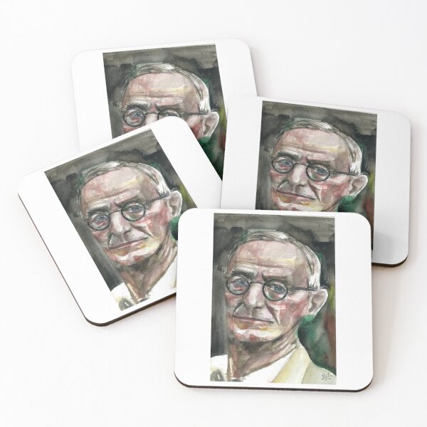 Item preview, HERMANN HESSE - Aquarellporträt  designed and sold by OURMINDA.