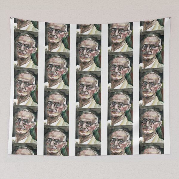 Item preview, HERMANN HESSE - Aquarellporträt  designed and sold by OURMINDA.