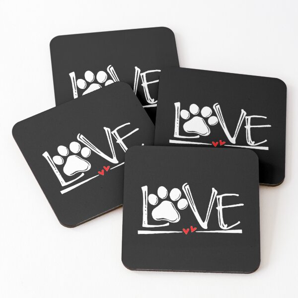 Item preview, Copy of Love Pet Animal Heart Foot Print Paw designed and sold by Rowena Jones.