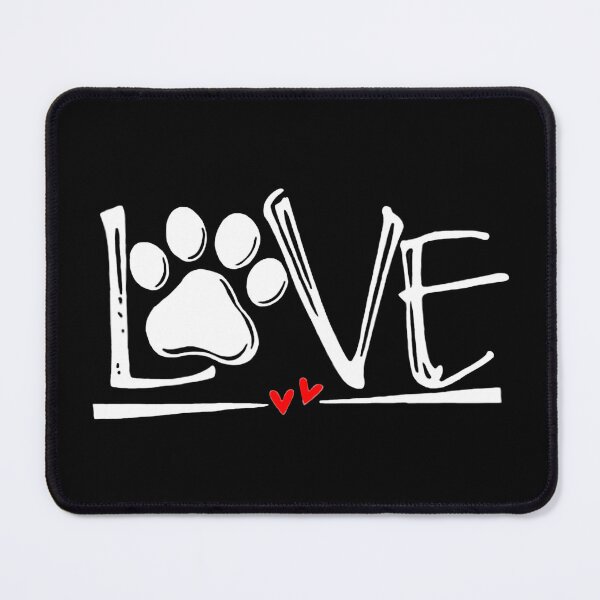 Item preview, Copy of Love Pet Animal Heart Foot Print Paw designed and sold by Rowena Jones.