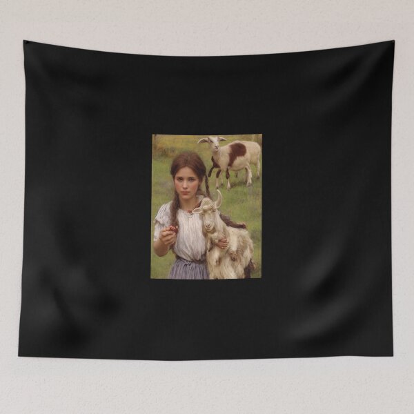 Item preview, The Shepherdess Pasture designed and sold by CratchGraphic.