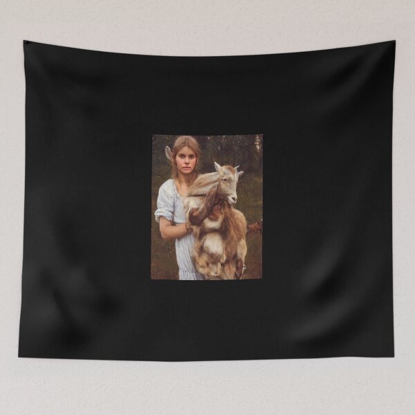 Item preview, The Shepherdess Sheep Farmer designed and sold by CratchGraphic.