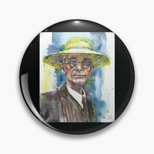 Item preview, HERMANN HESSE - Aquarellporträt .7   designed and sold by OURMINDA.
